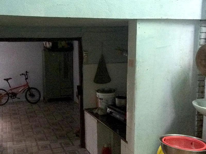 Hiện trường xảy ra vụ việc tại khu nhà trọ tại quận Bình Thạnh